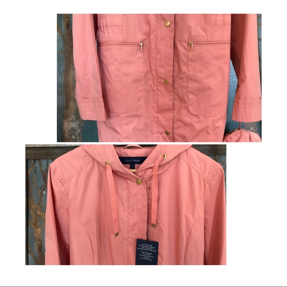 Cole Haan Tangerine Packable Hooded Jacket - Picture 4 of 8
